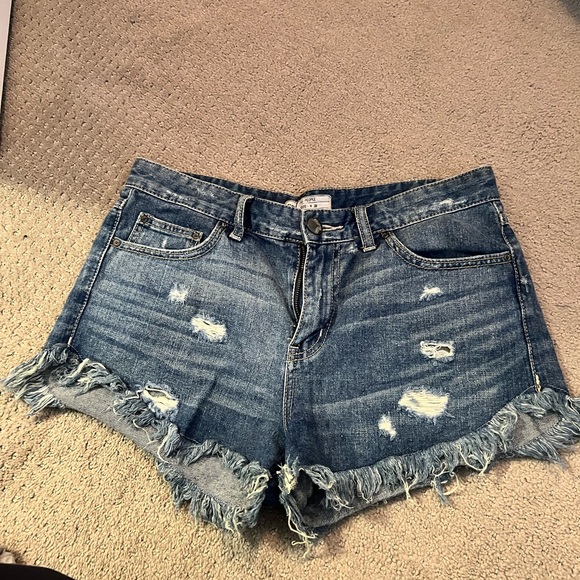 Free People Denim shorts size 28 - Picture 1 of 3